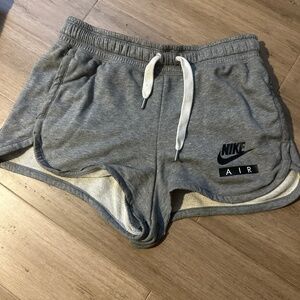 Grey Nike Air soft shorts size small